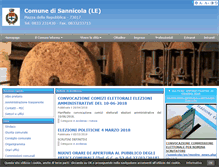 Tablet Screenshot of comune.sannicola.le.it